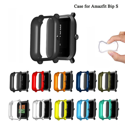 Soft TPU Protection Silicone Case Cover For Huami Amazfit Bip S Watch SmartWatch Watachband Sporting Goods Accessories