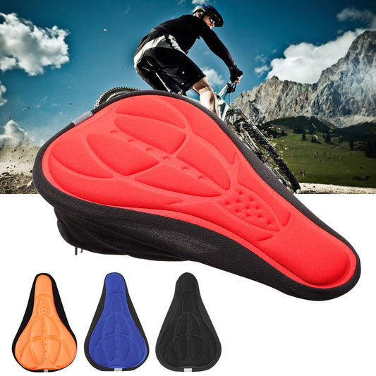 1Pc Mountain Bike Accessories Sporting Goods Breathable Soft Cushion Bicycle Gel Pad Bike Seat Cover Cycling 3D Cushion