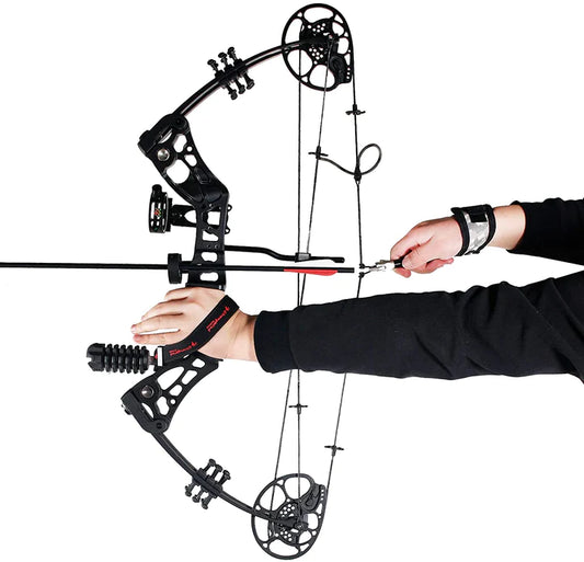 COMPOUND BOW 15-45LBS 18.25"-29", LET-OFF 75% MAX SPEED 290FPS, WITH ACCESSORIES, RIGHT HAND